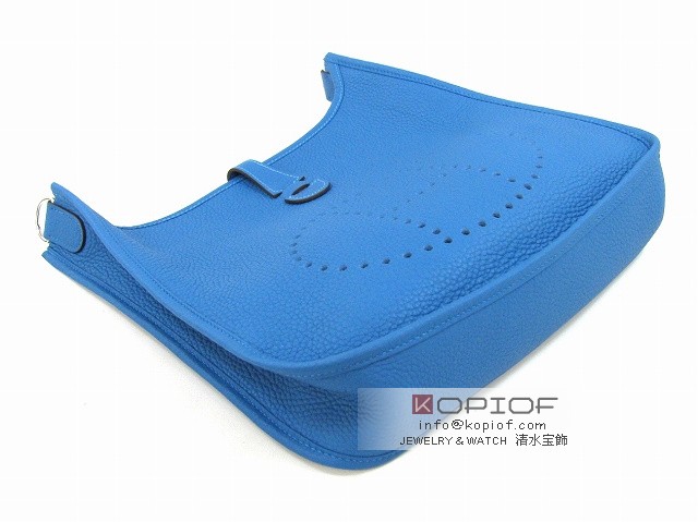 エルメス エヴリン スーパーコピーPM トリヨンクレマンス ミコノス(金具シルバー) her124